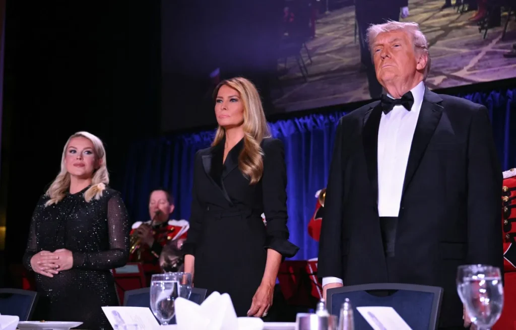 Secretaria de Prensa / Primera Dama y Presidente Trump durante la cena en el Washington Hilton Hotel.